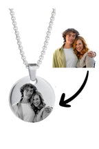 Kişiye Özel Resimli Çelik Kolye