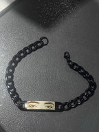 Kişiye Özel Göz Resimli Çelik Bileklik