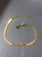 Kişiye Özel Yazılı İtalyan Bileklik